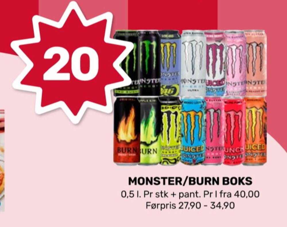 Monster Energy, Energidrikk