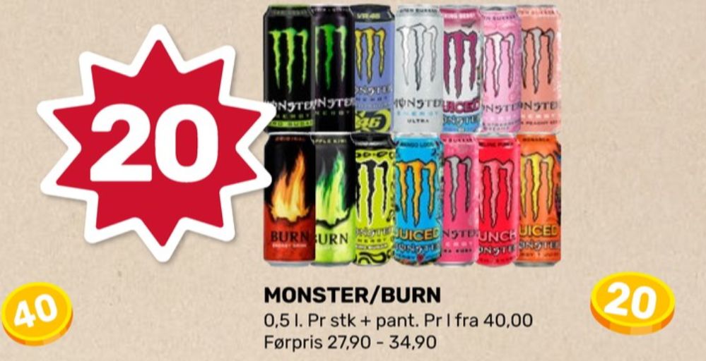 Monster Energy, Energidrikk
