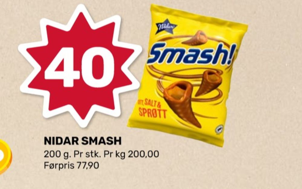 Nidar Smash!, Sjokoladepose