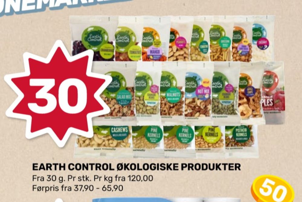 Earth Control, Tørket frukt