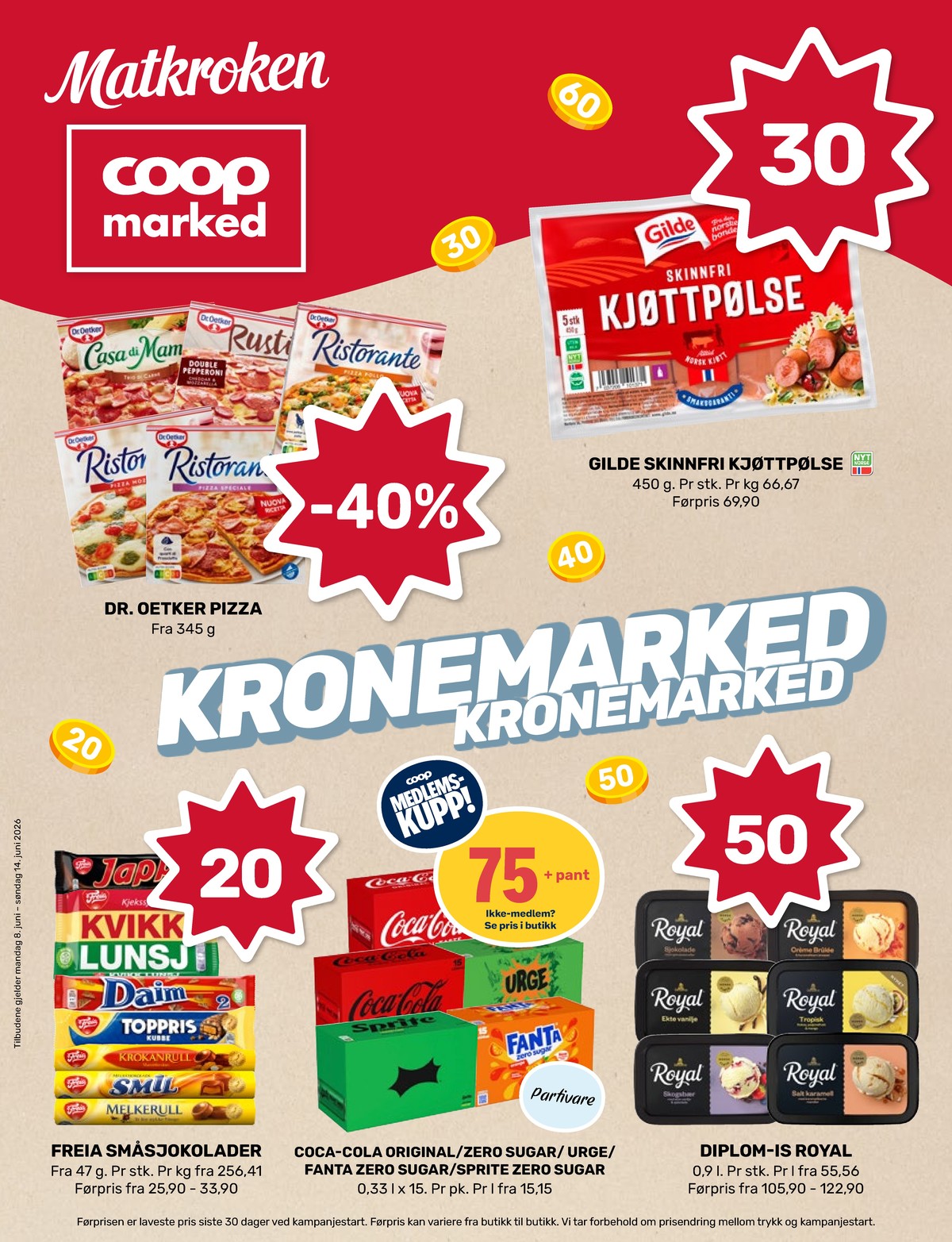 Se Coop Marked kundeavis for uge 24 på Tilbudsuken.no. Se gode tilbud på mange varer. Les kundeavisen her! Side 1