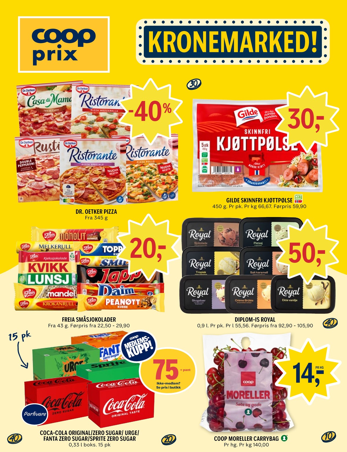 Se Coop Prix kundeavis for uke 24 på Tilbudsuken.no. Se gode tilbud på mange varer, f.eks. mozzarella pizza ristorante eller pizza speciale ristorante. Les kundeavisen her! Side 1