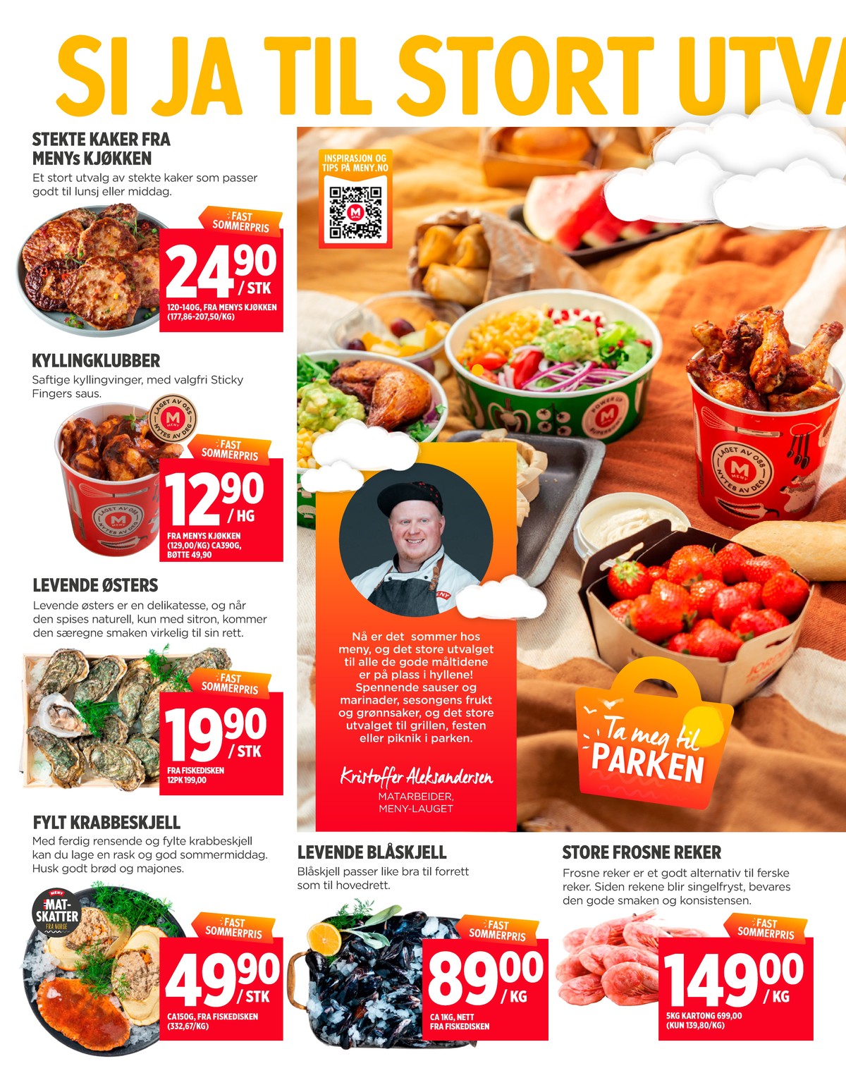 Se Meny kundeavis for uge 24 på Tilbudsuken.no. Se gode tilbud på mange varer. Les kundeavisen her! Side 4