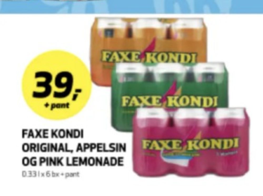 Faxe Kondi, Faxe Kondi Pink Lemonde 6 pk.