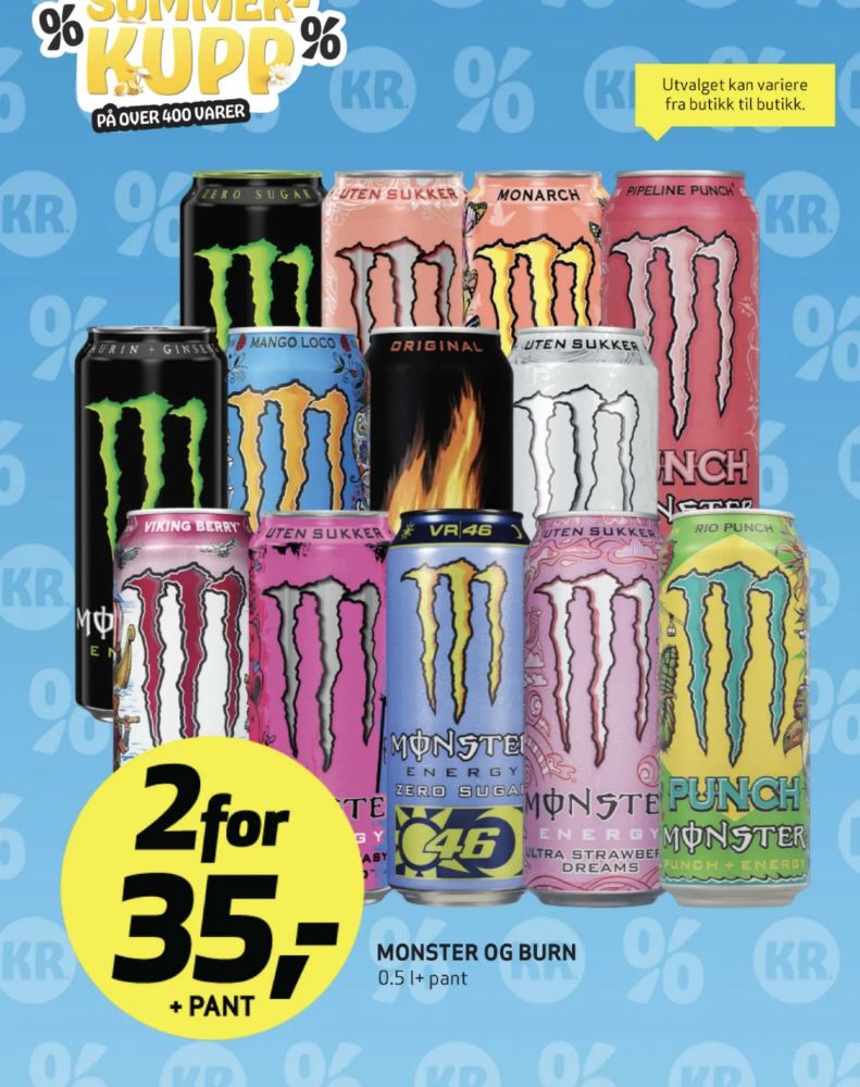 Monster Energy, Energidrikk