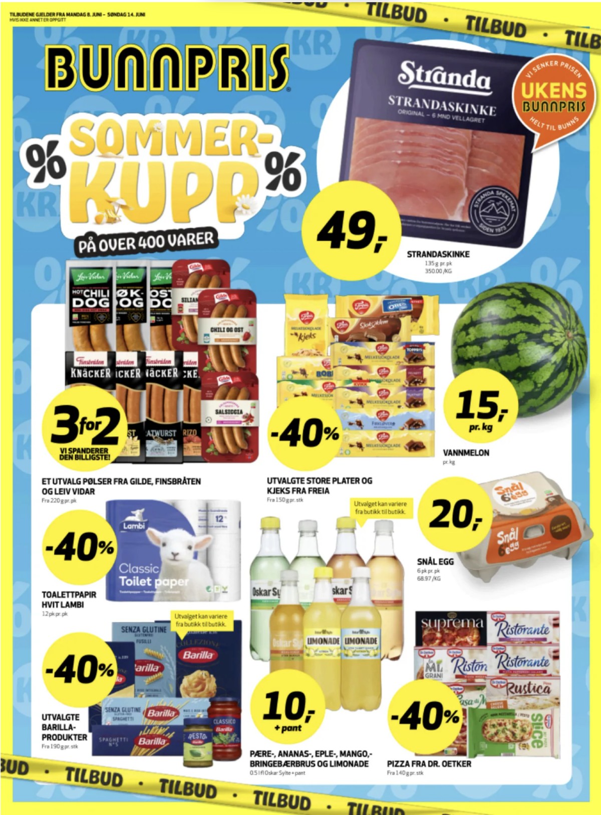 Se Bunnpris kundeavis for uge 24 på Tilbudsuken.no. Se gode tilbud på mange varer. Les kundeavisen her! Side 1