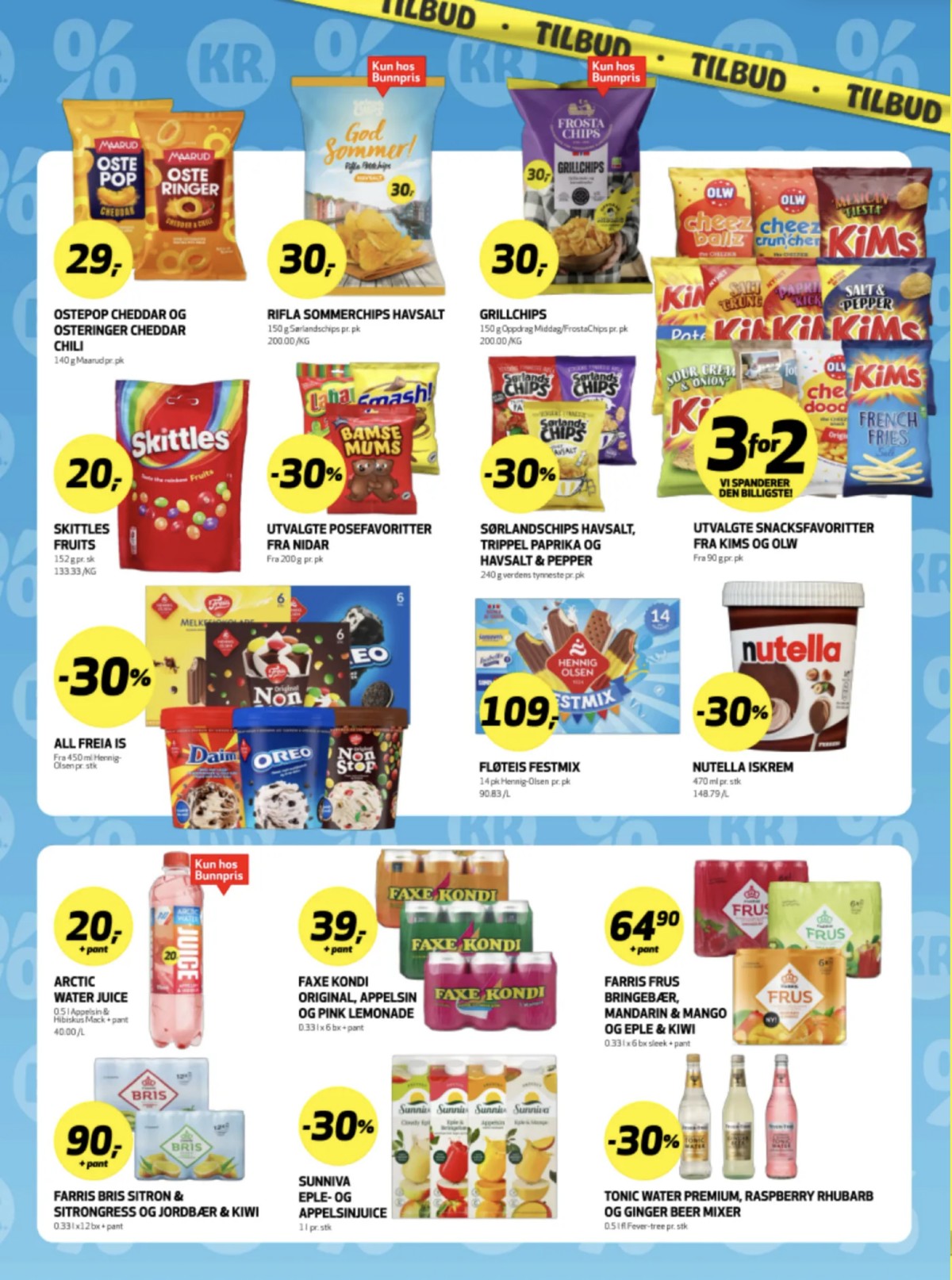 Se Bunnpris kundeavis for uge 24 på Tilbudsuken.no. Se gode tilbud på mange varer. Les kundeavisen her! Side 14