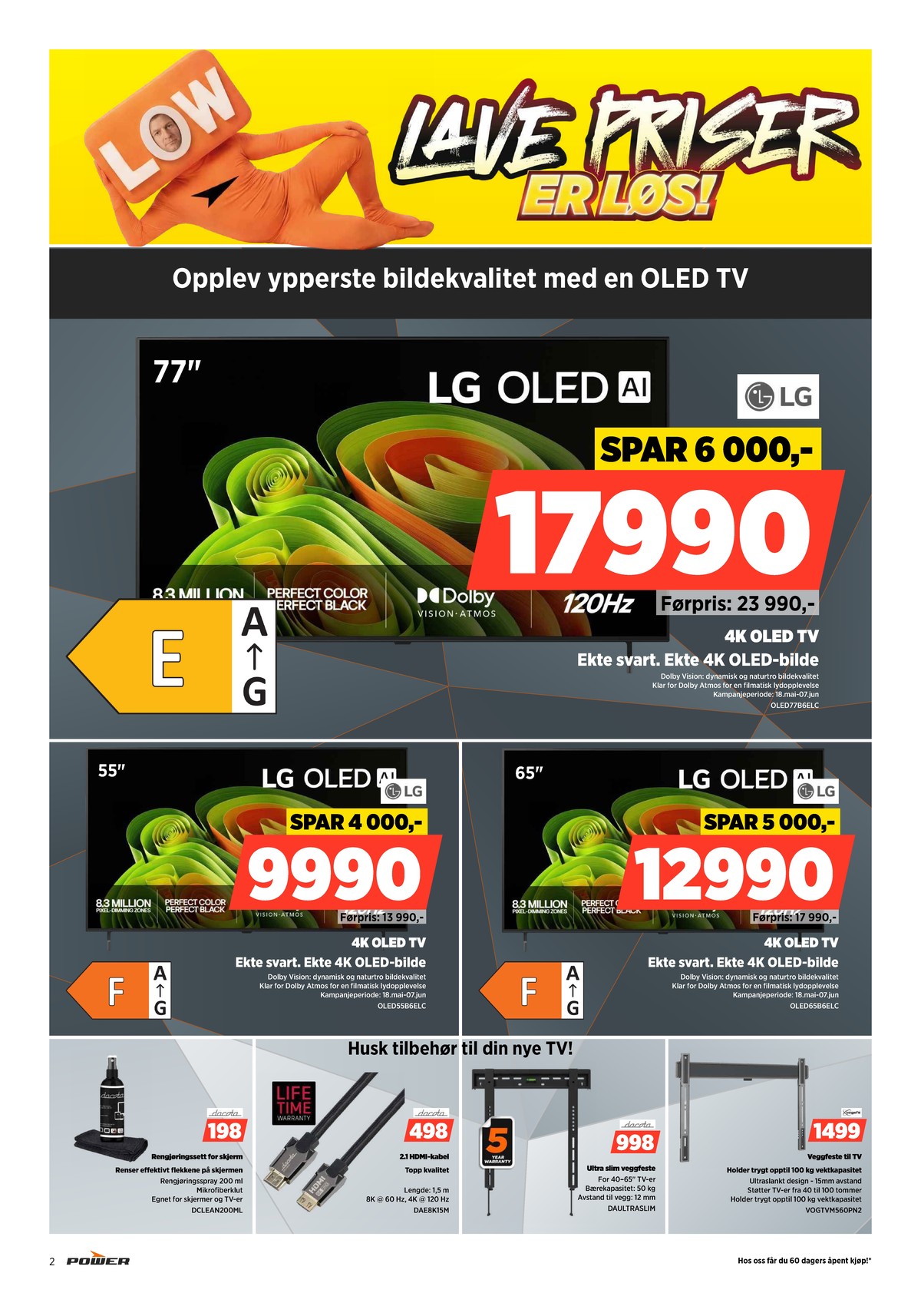Se Power kundeavis for uge 24 på Tilbudsuken.no. Se gode tilbud på mange varer. Les kundeavisen her! Side 2