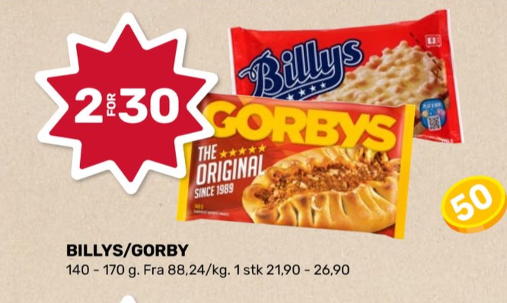 Billys, Pan Pizza Original