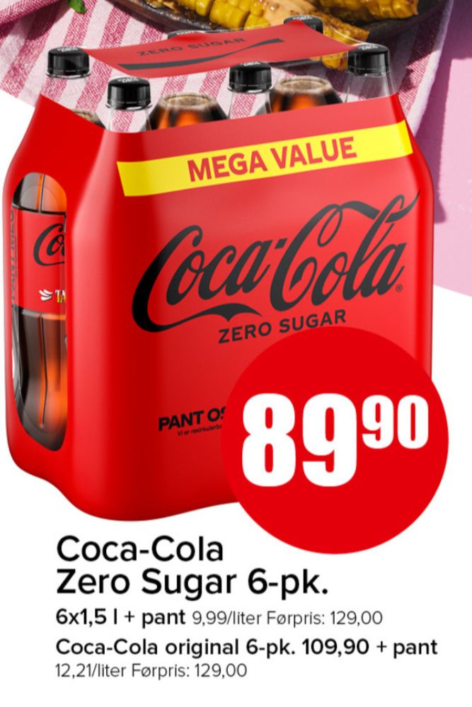 Coca-Cola Zero, Coca Cola Zero 6 pk.