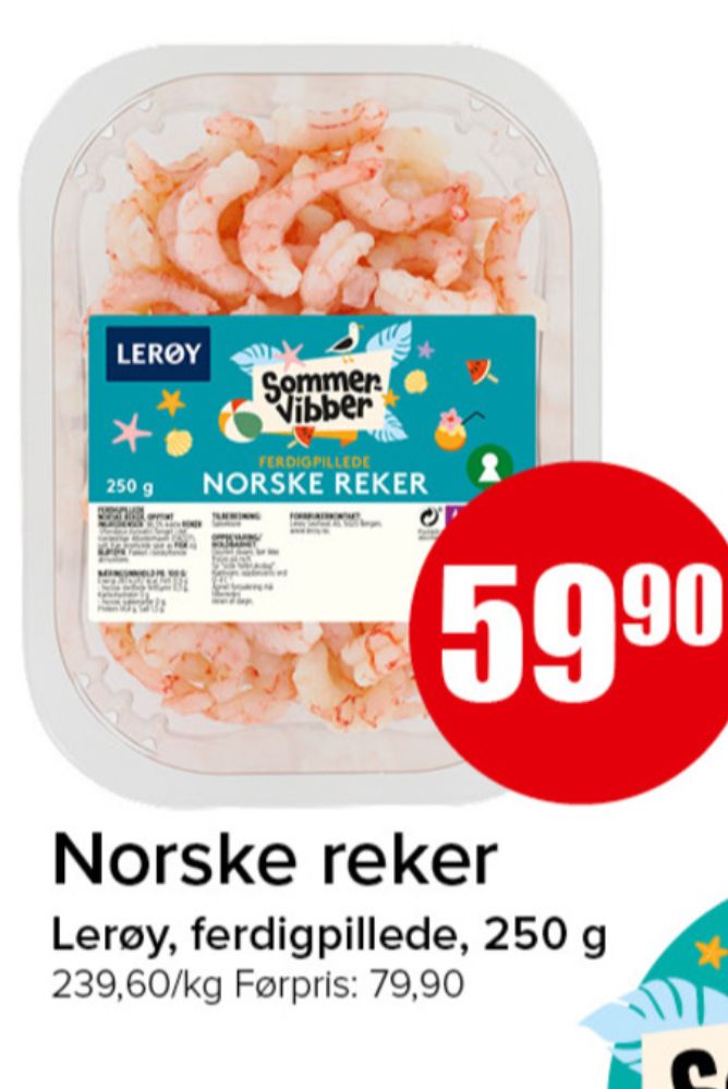 Lerøy, Reker