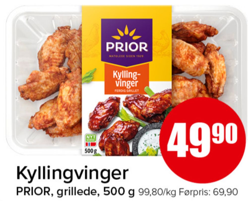 Prior, Kyllingvinger