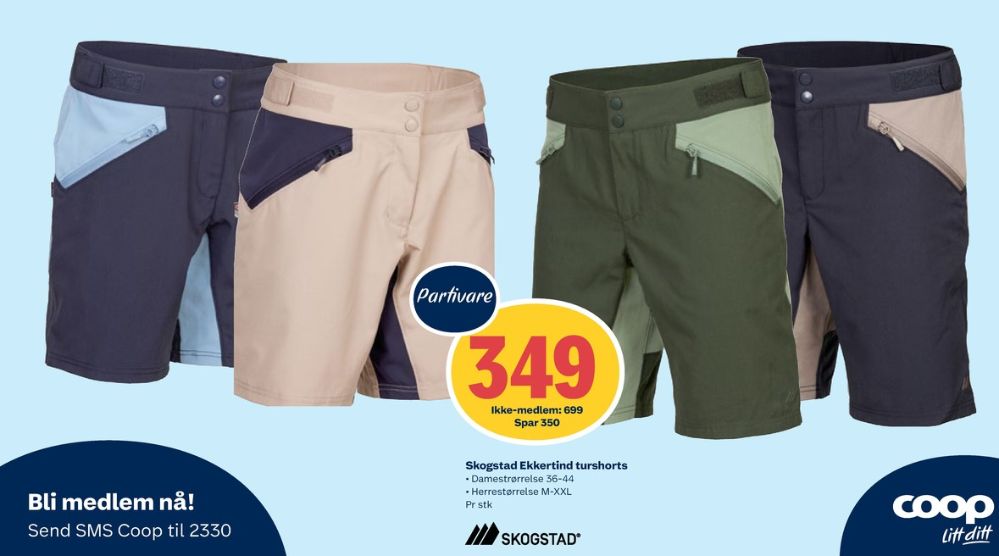 Skogstad, Shorts