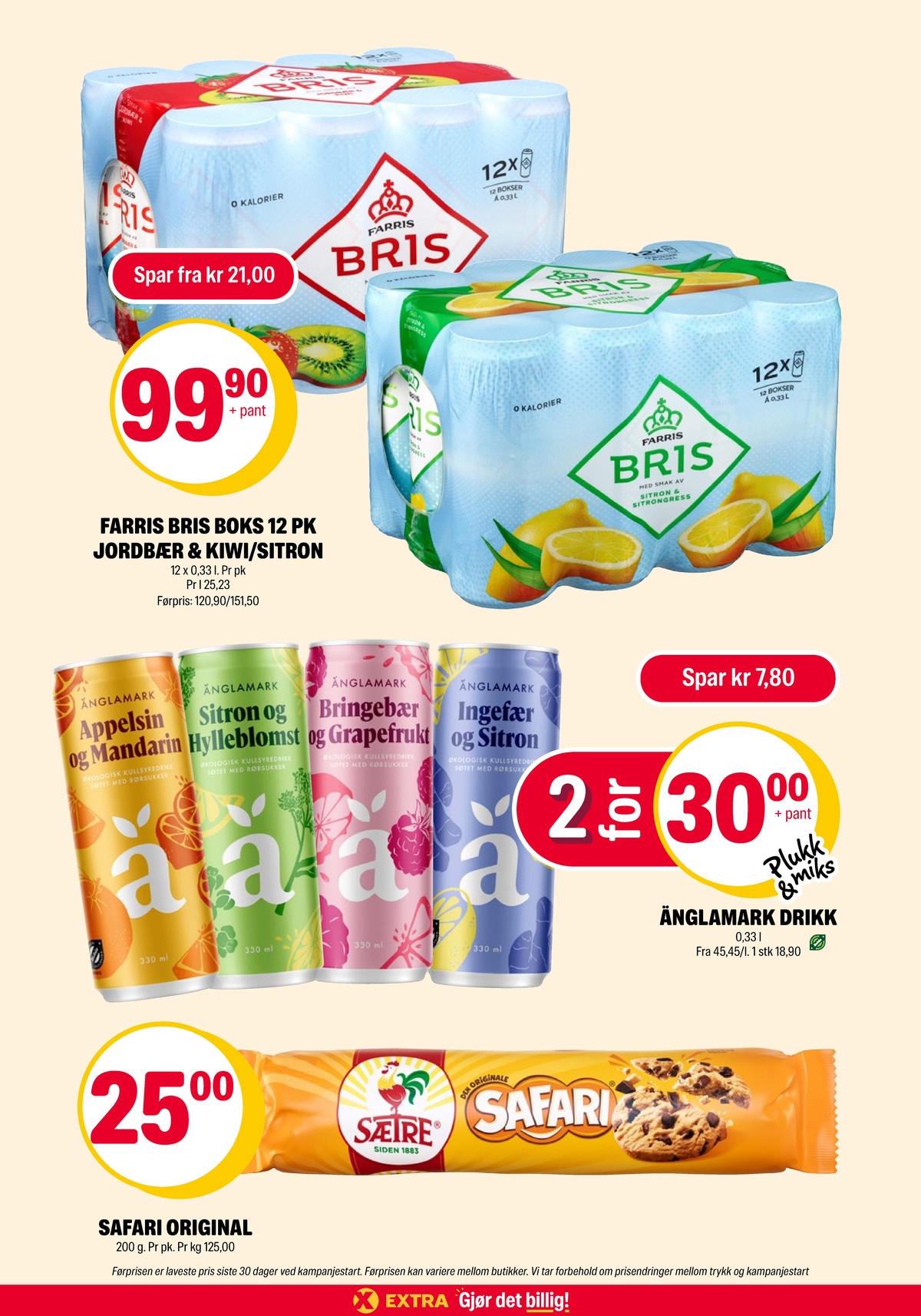 Se Coop Extra kundeavis for uke 24 på Tilbudsuken.no. Se gode tilbud på mange varer, f.eks. mineralvann 12 pk. bris eller ingefær og sitron Änglamark. Les kundeavisen her! Side 12