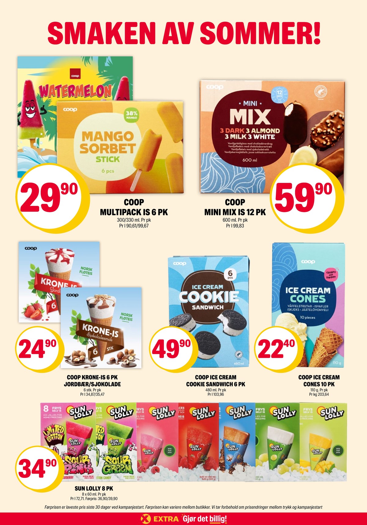 Se Coop Extra kundeavis for uke 24 på Tilbudsuken.no. Se gode tilbud på mange varer, f.eks. ispinner watermelon eller ispinner mini mix. Les kundeavisen her! Side 13