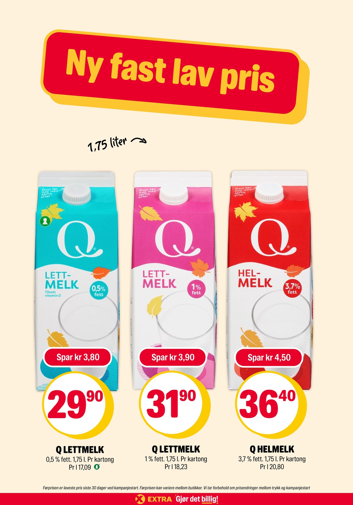 Se Coop Extra kundeavis for uke 24 på Tilbudsuken.no. Se gode tilbud på mange varer, f.eks. lettmelk 0,5% q eller lettmelk 1,0% q. Les kundeavisen her! Side 16