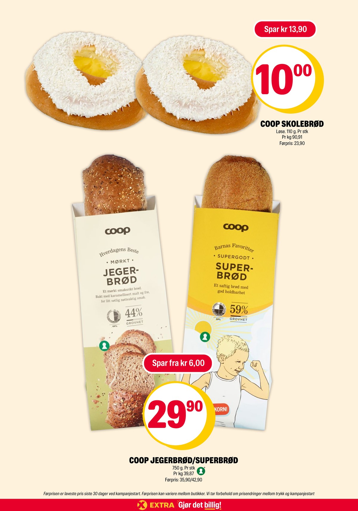 Se Coop Extra kundeavis for uke 24 på Tilbudsuken.no. Se gode tilbud på mange varer, f.eks. kaker coop eller superbrød coop. Les kundeavisen her! Side 39