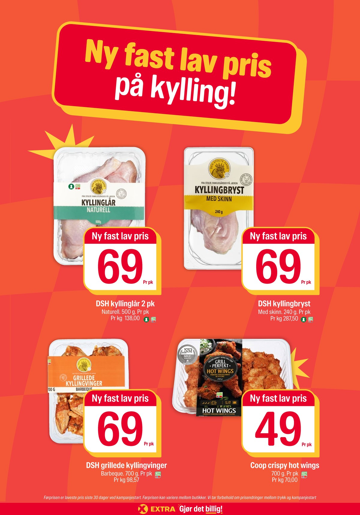 Se Coop Extra kundeavis for uke 24 på Tilbudsuken.no. Se gode tilbud på mange varer, f.eks. kyllinglår den stolte hane eller kyllingbryst den stolte hane. Les kundeavisen her! Side 6