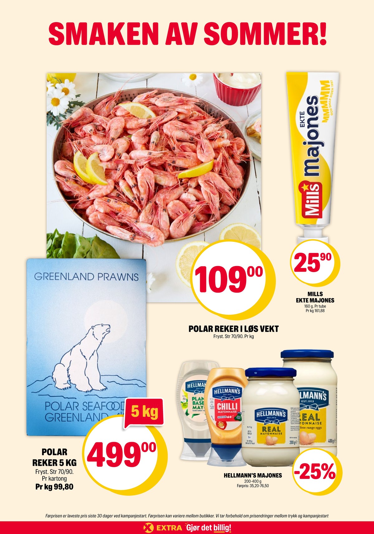 Se Coop Extra kundeavis for uke 24 på Tilbudsuken.no. Se gode tilbud på mange varer, f.eks. majones mills eller chilli mayonnaise hellmanns. Les kundeavisen her! Side 9