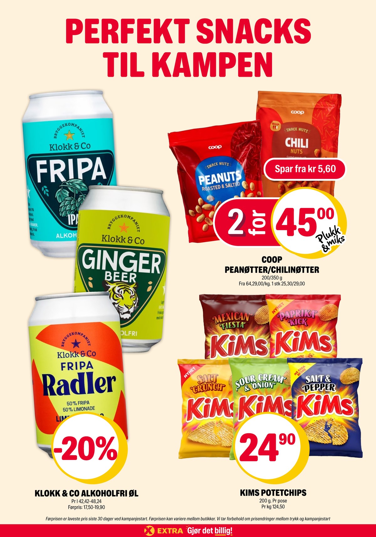 Se Coop Extra kundeavis for uke 24 på Tilbudsuken.no. Se gode tilbud på mange varer, f.eks. fripa ipa klokk & co. eller peanøtter coop. Les kundeavisen her! Side 10