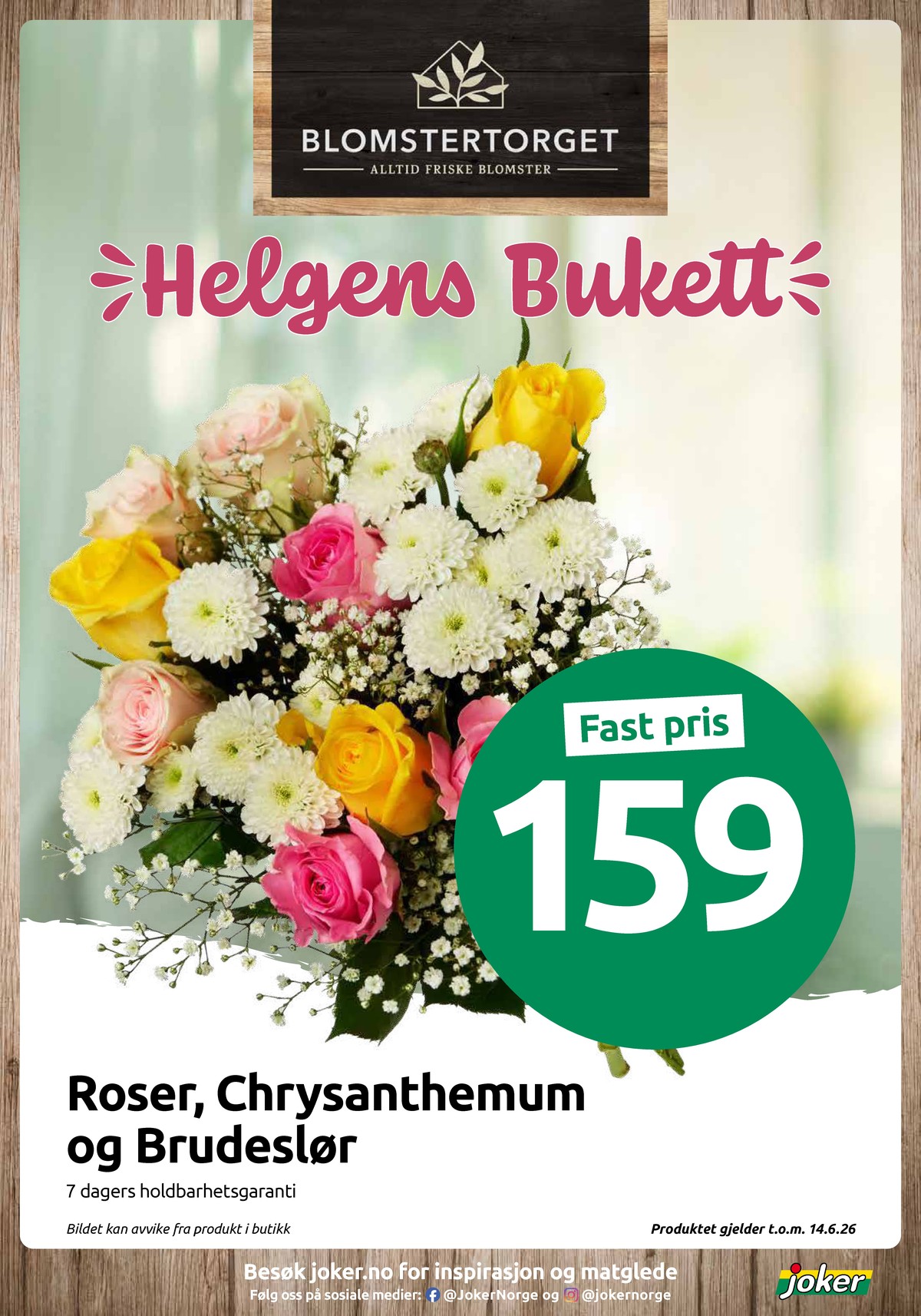 Se Joker kundeavis for uge 24 på Tilbudsuken.no. Se gode tilbud på mange varer. Les kundeavisen her! Side 11