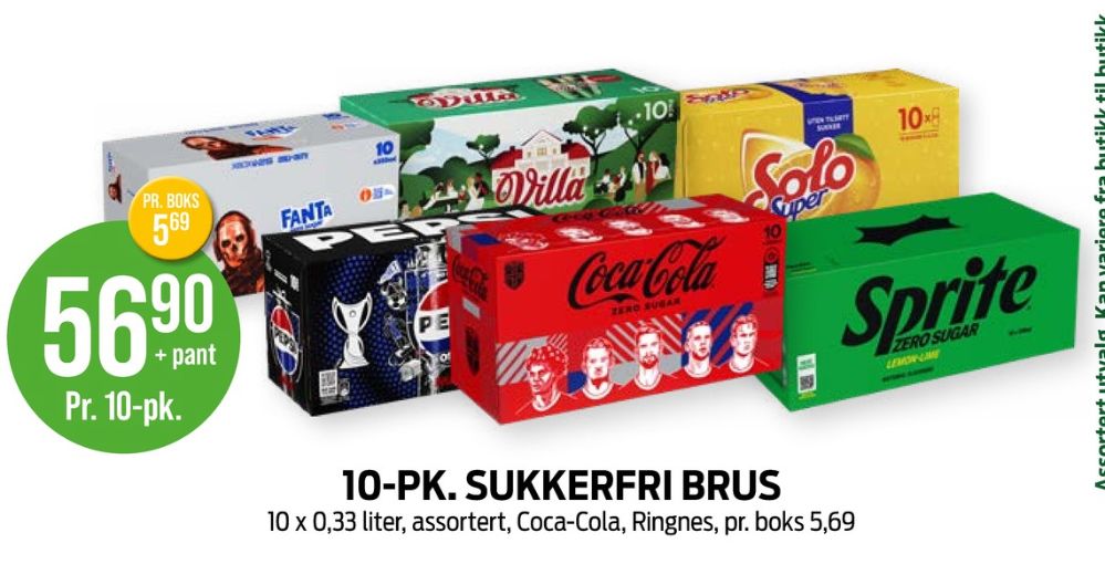 Coca-Cola Zero, Coca Cola Zero 10 pk.