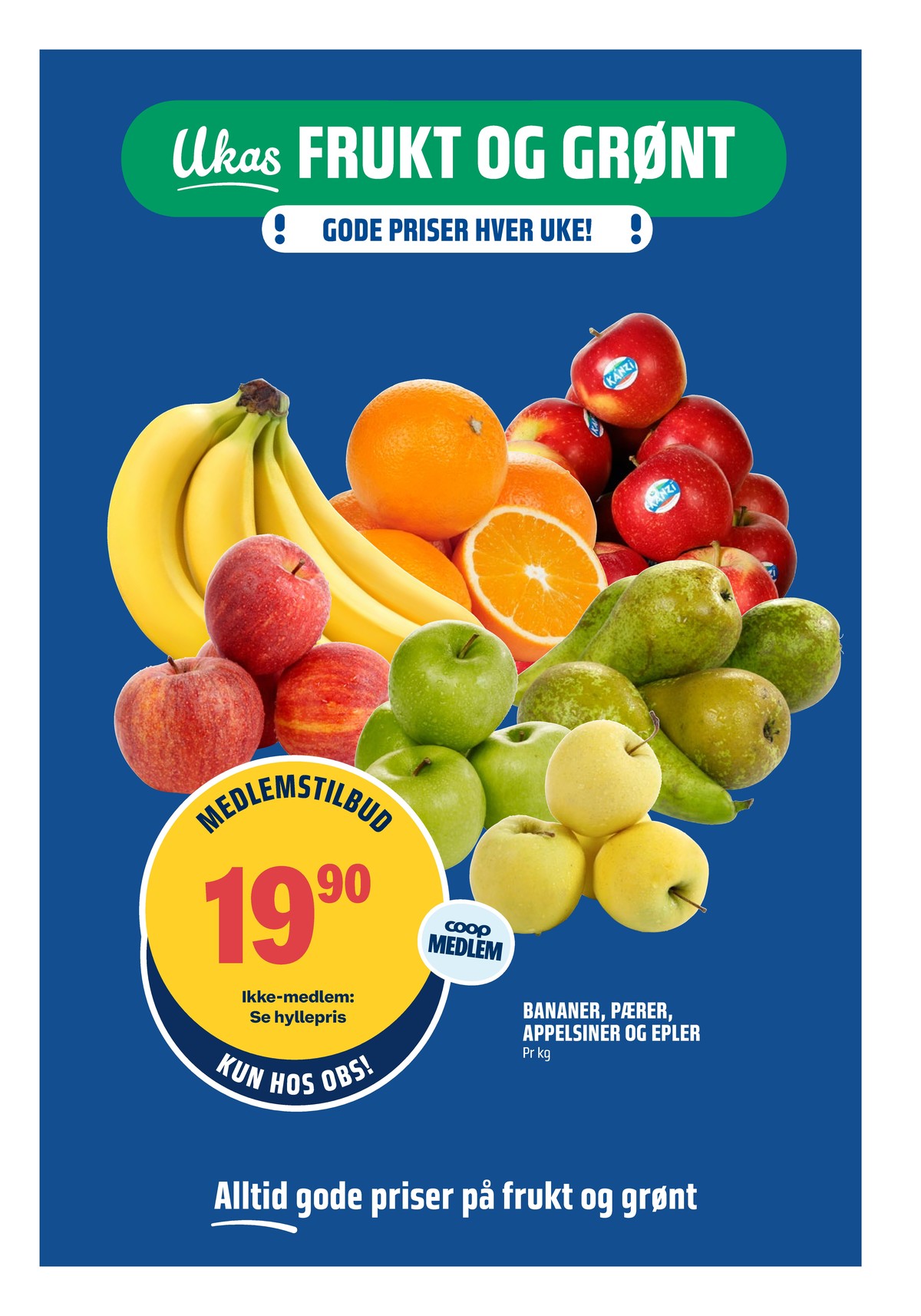 Se Coop Obs kundeavis for uge 24 på Tilbudsuken.no. Se gode tilbud på mange varer. Les kundeavisen her! Side 7