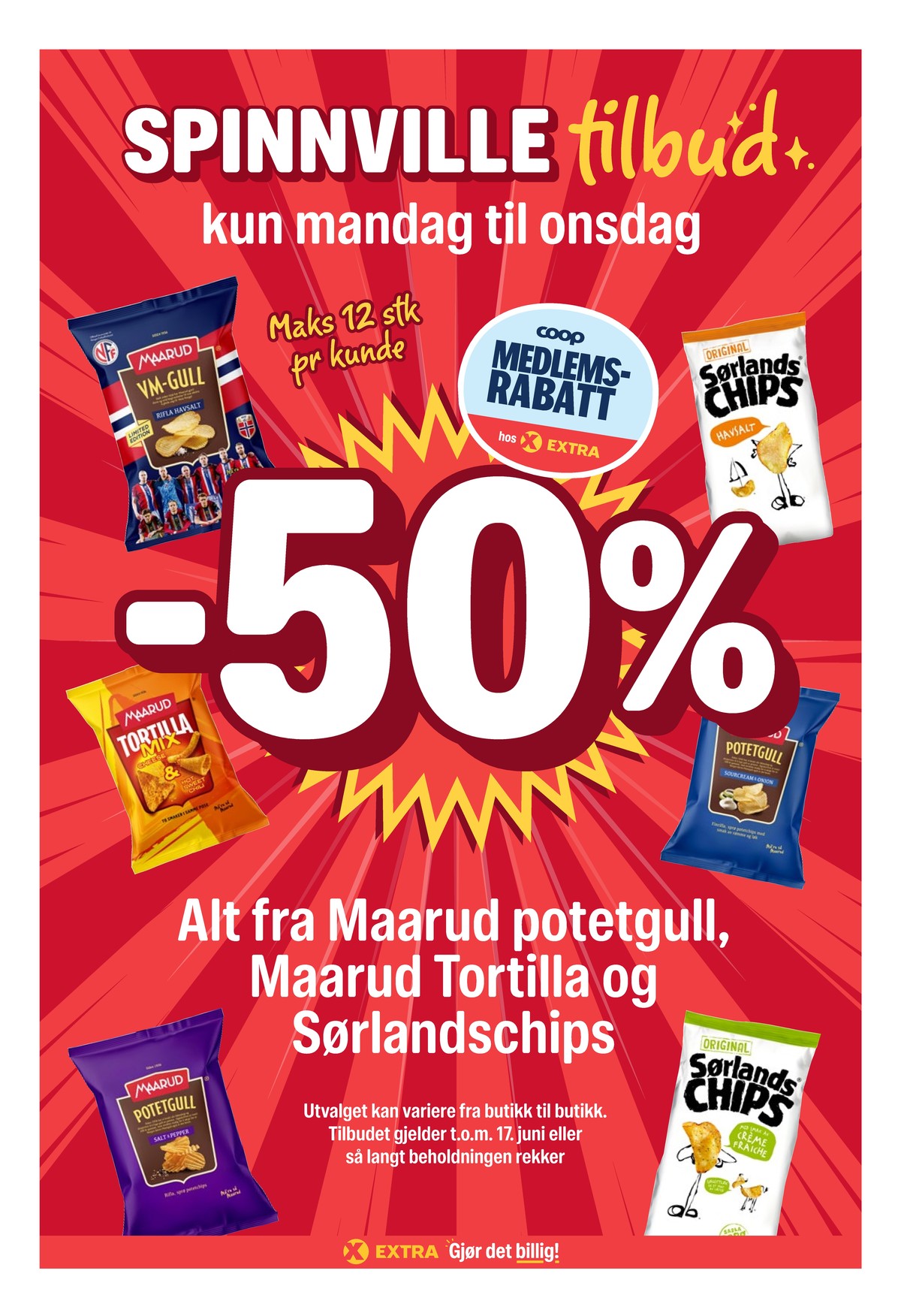 Se Coop Extra kundeavis for uge 24 på Tilbudsuken.no. Se gode tilbud på mange varer. Les kundeavisen her! Side 1