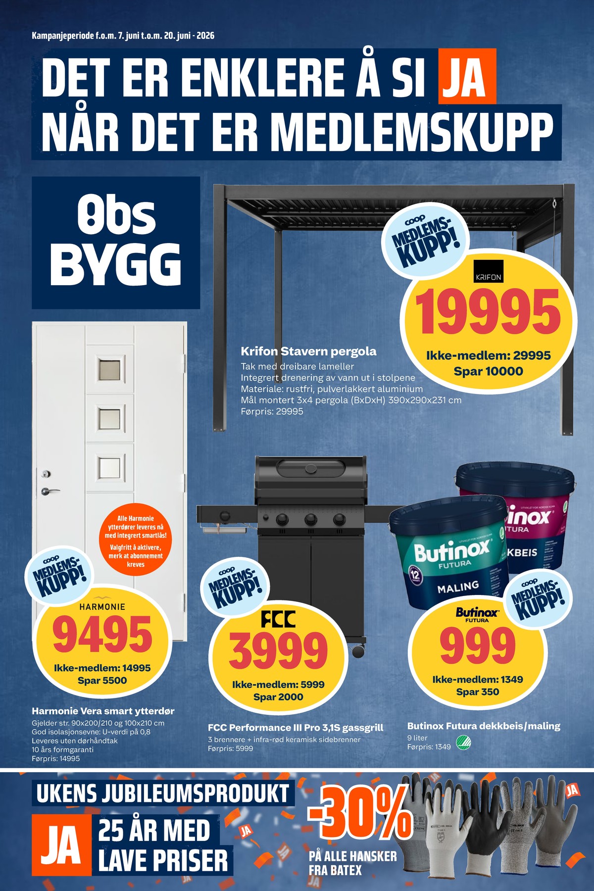 Se Coop Obs Bygg kundeavis for uge 24 på Tilbudsuken.no. Se gode tilbud på mange varer. Les kundeavisen her! Side 1