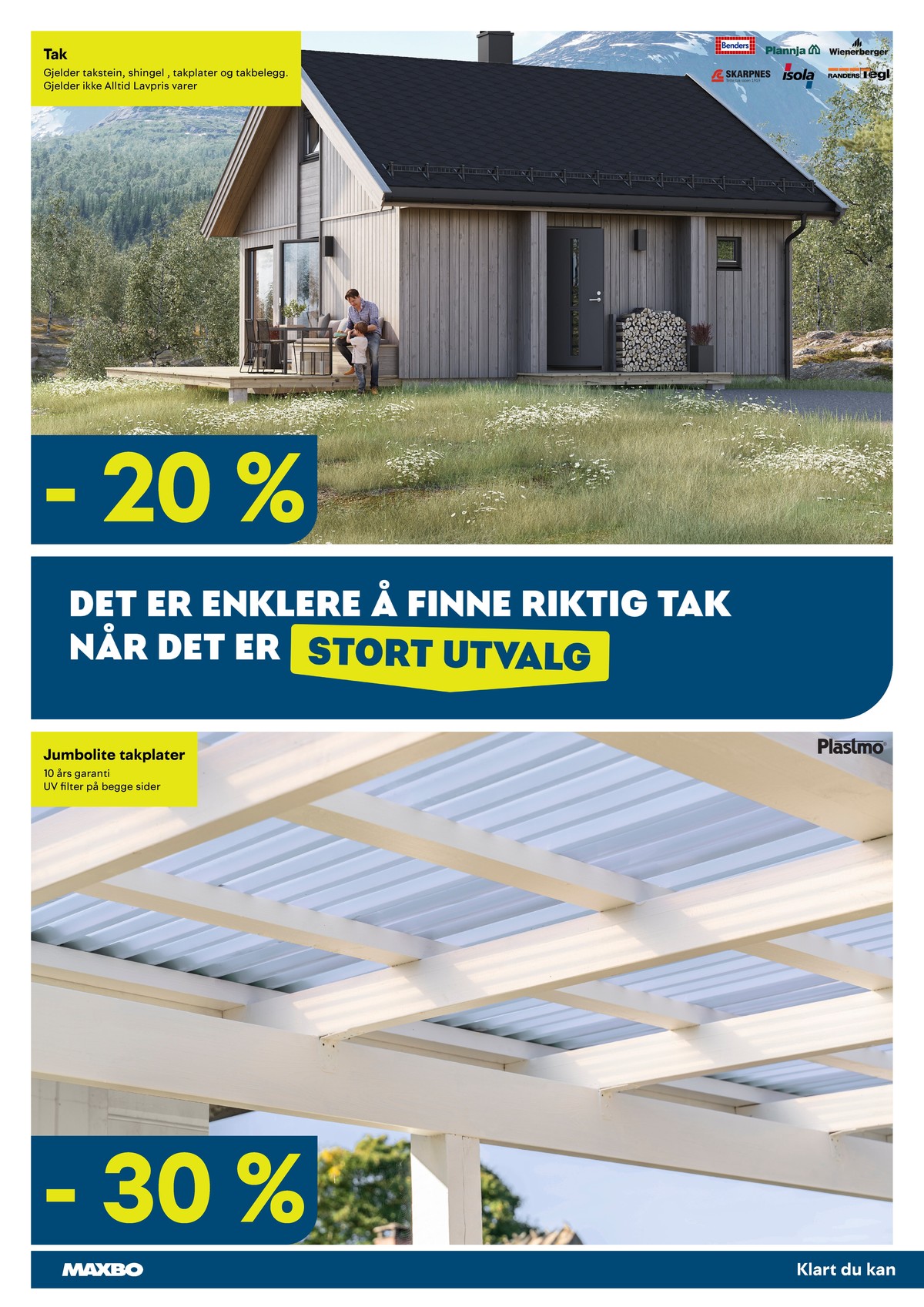 Se Maxbo kundeavis for uge 25 på Tilbudsuken.no. Se gode tilbud på mange varer. Les kundeavisen her! Side 20
