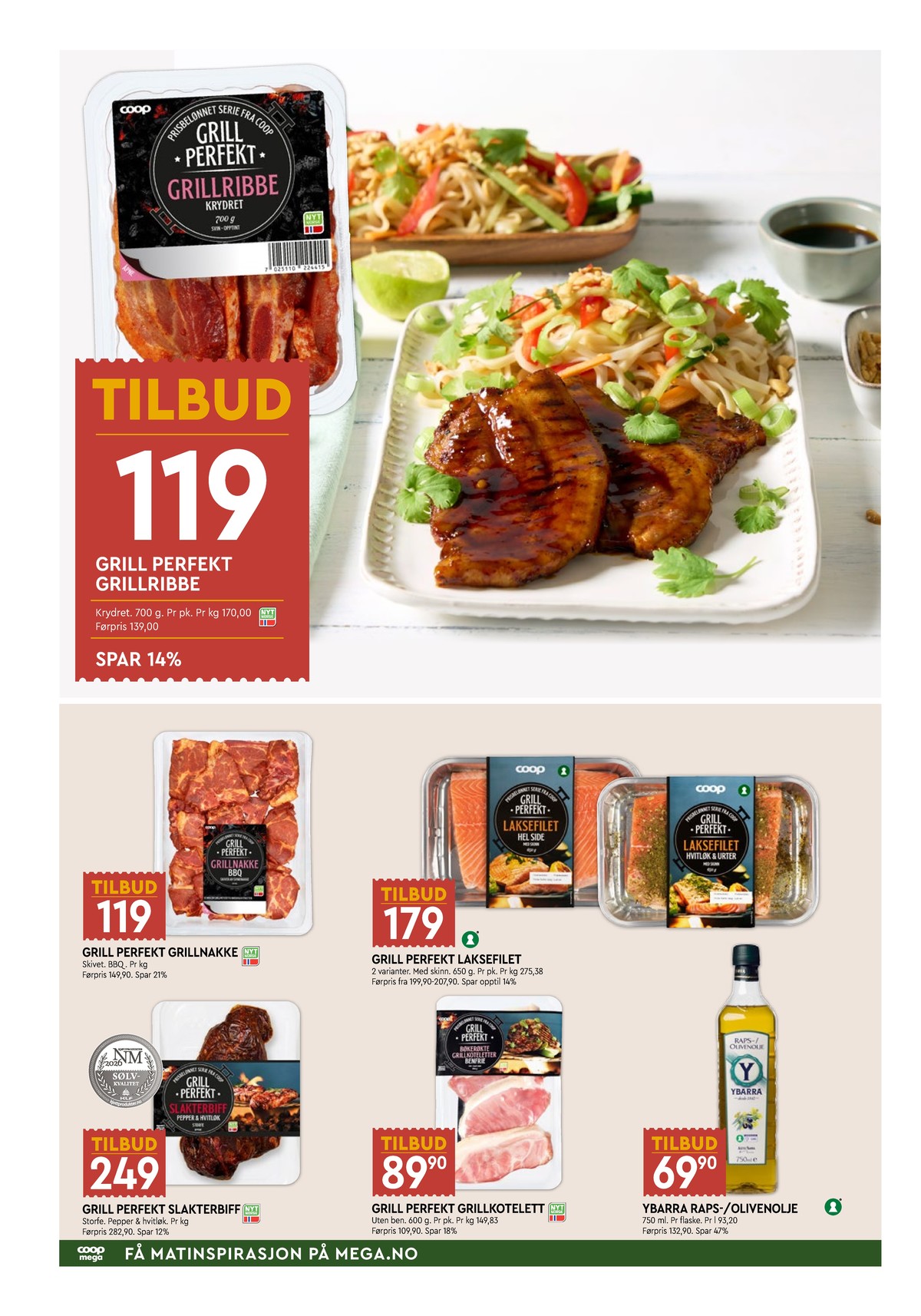 Se Coop Mega kundeavis for uge 25 på Tilbudsuken.no. Se gode tilbud på mange varer. Les kundeavisen her! Side 2