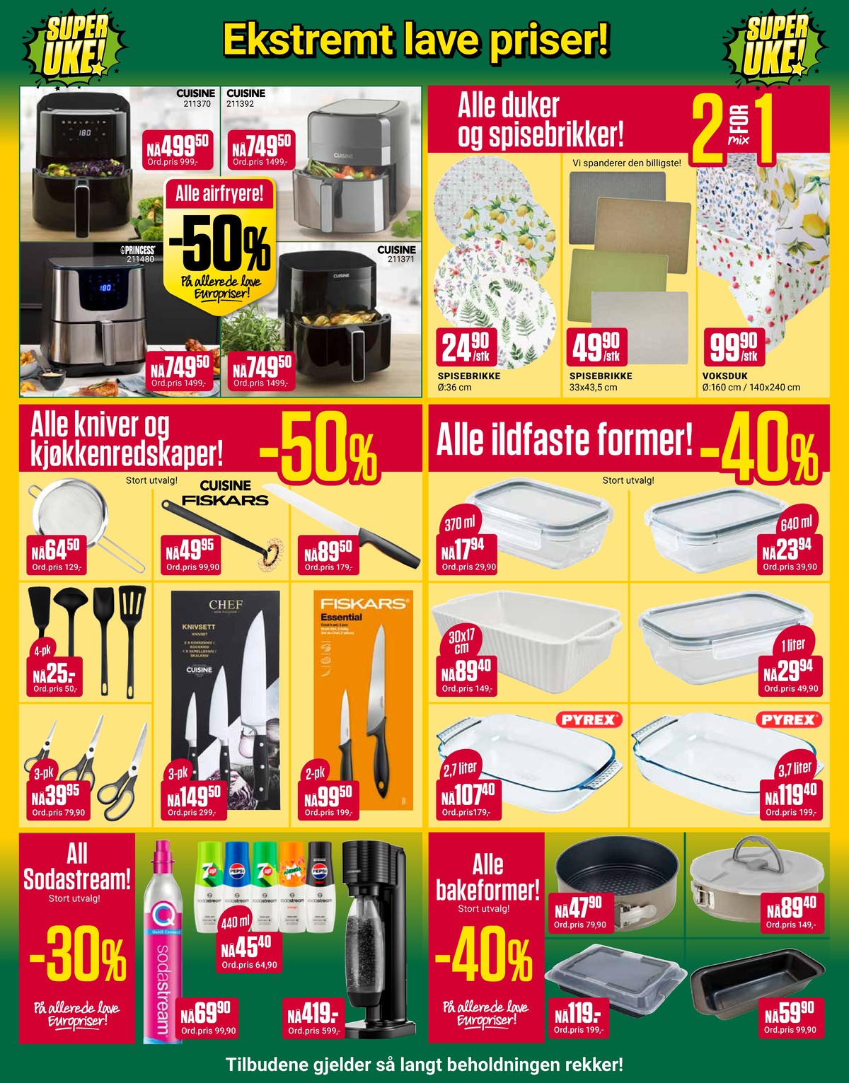 Se Europris kundeavis for uge 25 på Tilbudsuken.no. Se gode tilbud på mange varer. Les kundeavisen her! Side 10