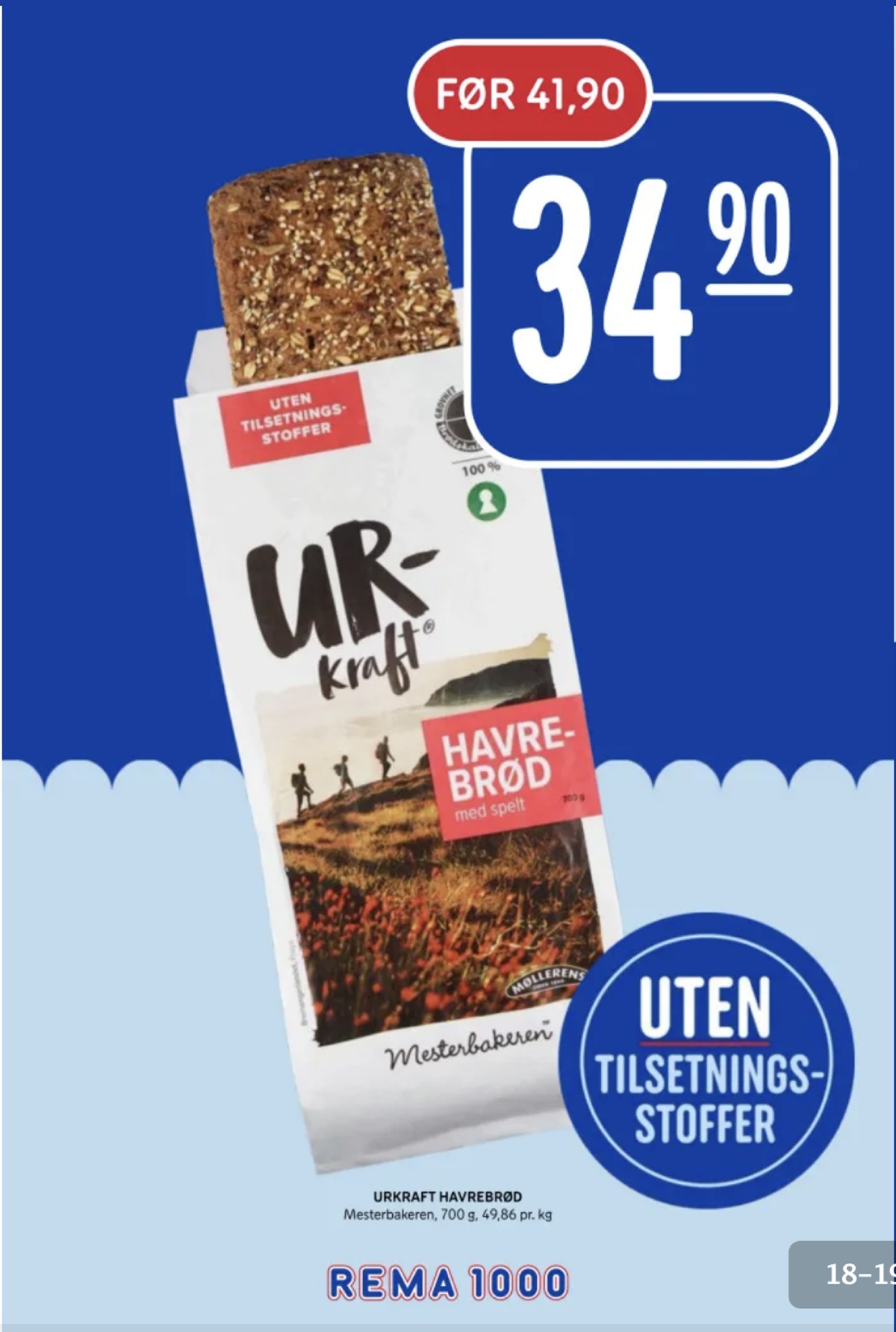 Se Rema 1000 kundeavis for uge 25 på Tilbudsuken.no. Se gode tilbud på mange varer. Les kundeavisen her! Side 18