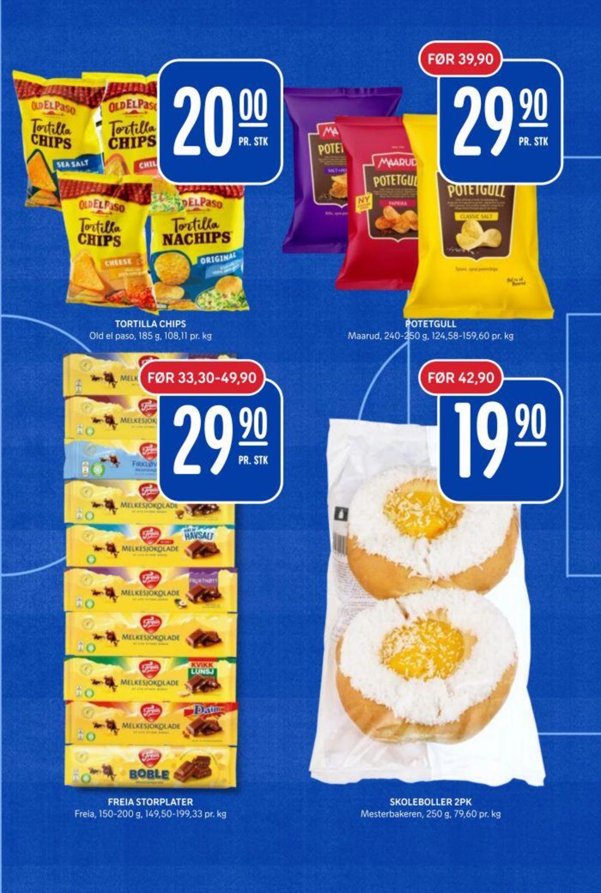 Se Rema 1000 kundeavis for uke 25 på Tilbudsuken.no. Se gode tilbud på mange varer, f.eks. tortilla chips cheese old el paso eller tortillachips chili old el paso. Les kundeavisen her! Side 13