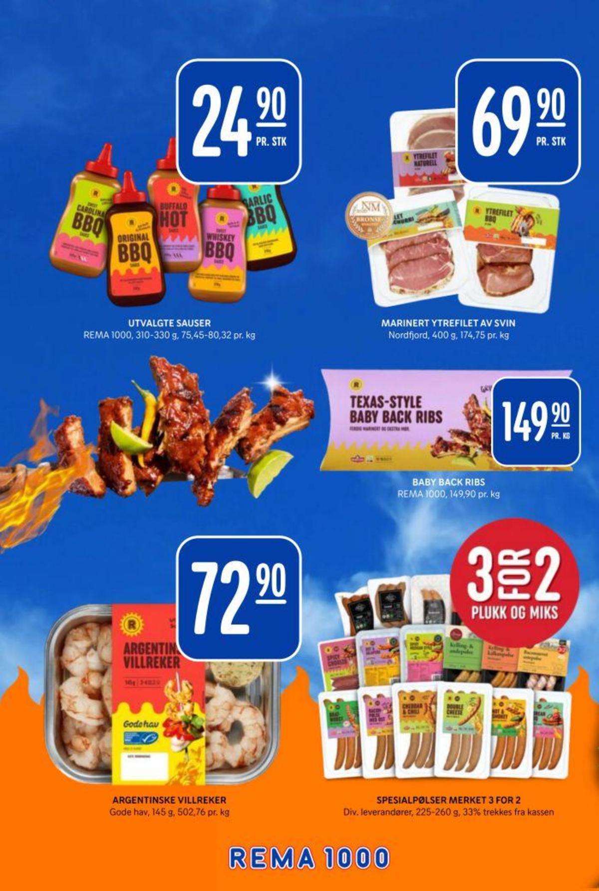 Se Rema 1000 kundeavis for uke 25 på Tilbudsuken.no. Se gode tilbud på mange varer, f.eks. bbq saus rema 1000 eller carolina bbq saus rema 1000. Les kundeavisen her! Side 5