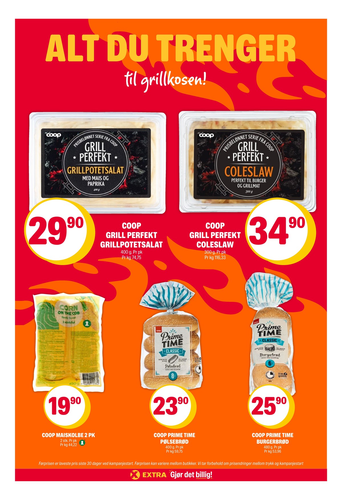 Se Coop Extra kundeavis for uke 26 på Tilbudsuken.no. Se gode tilbud på mange varer, f.eks. potetsalat med mais og paprika coop eller coleslaw coop. Les kundeavisen her! Side 19