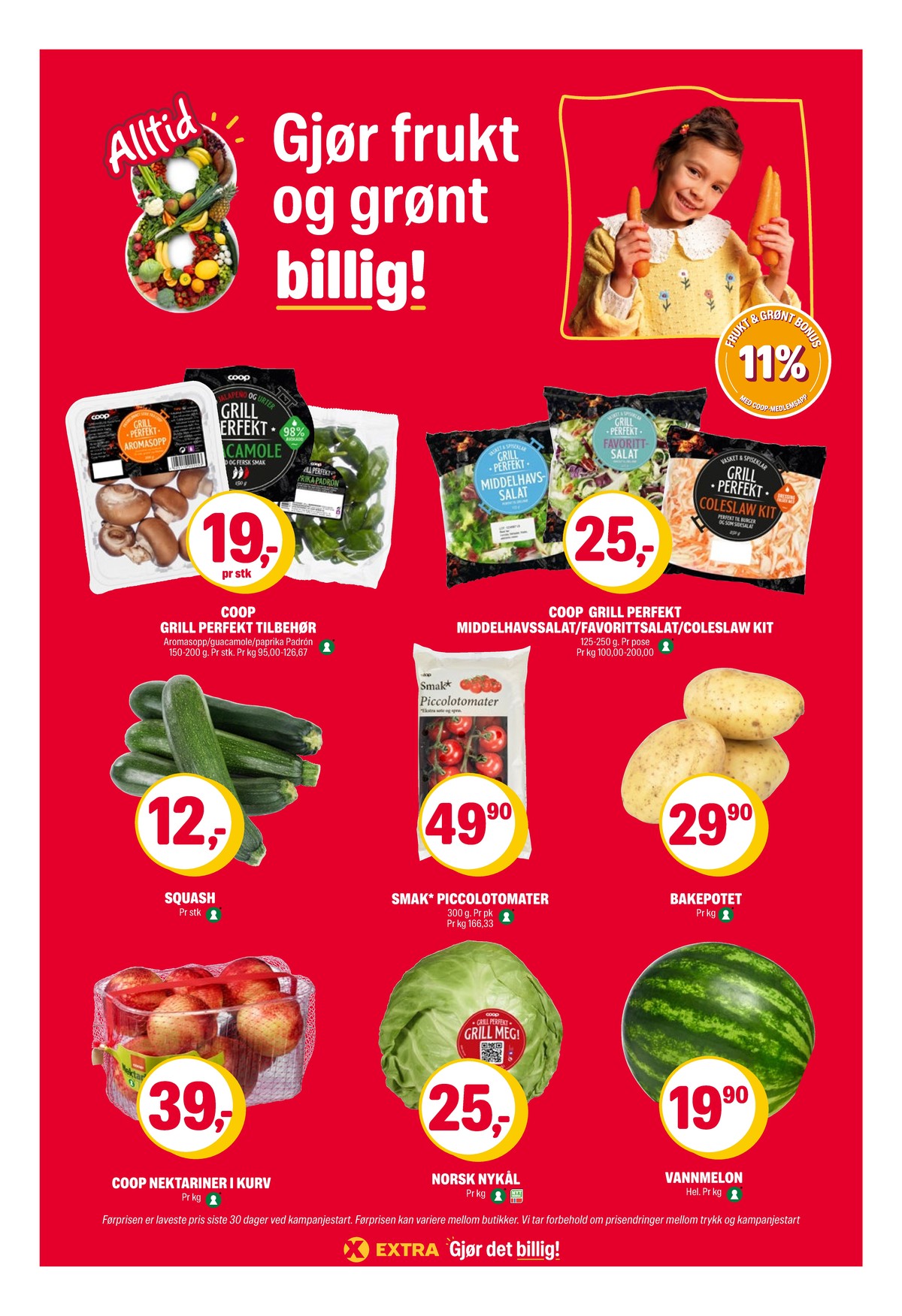 Se Coop Extra kundeavis for uke 26 på Tilbudsuken.no. Se gode tilbud på mange varer, f.eks. paprika coop eller guacamole coop. Les kundeavisen her! Side 7