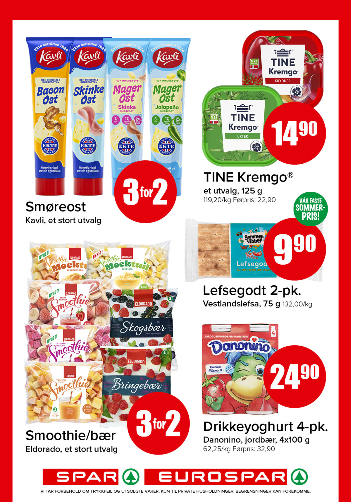 Se Spar - Eurospar kundeavis for uge 26 på Tilbudsuken.no. Se gode tilbud på mange varer. Les kundeavisen her! Side 8