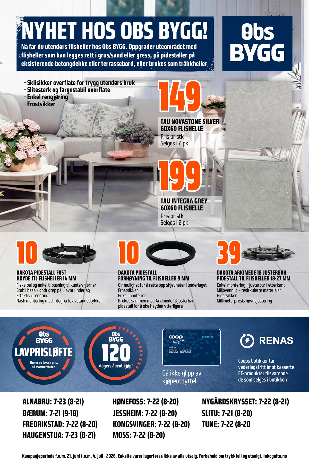 Se Coop Obs Bygg kundeavis for uge 26 på Tilbudsuken.no. Se gode tilbud på mange varer. Les kundeavisen her! Side 29