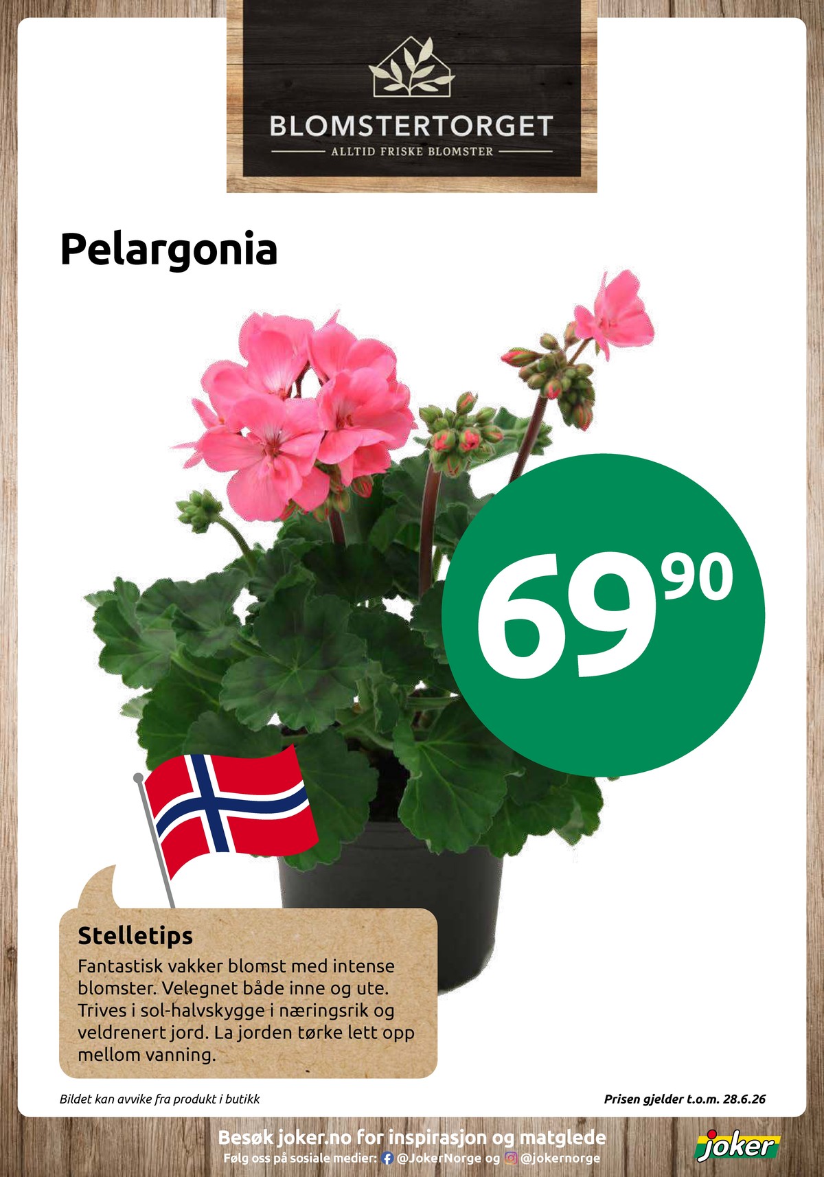 Se Joker kundeavis for uke 26 på Tilbudsuken.no. Se gode tilbud på mange varer, f.eks. plante ukjent eller andre varer. Les kundeavisen her! Side 13