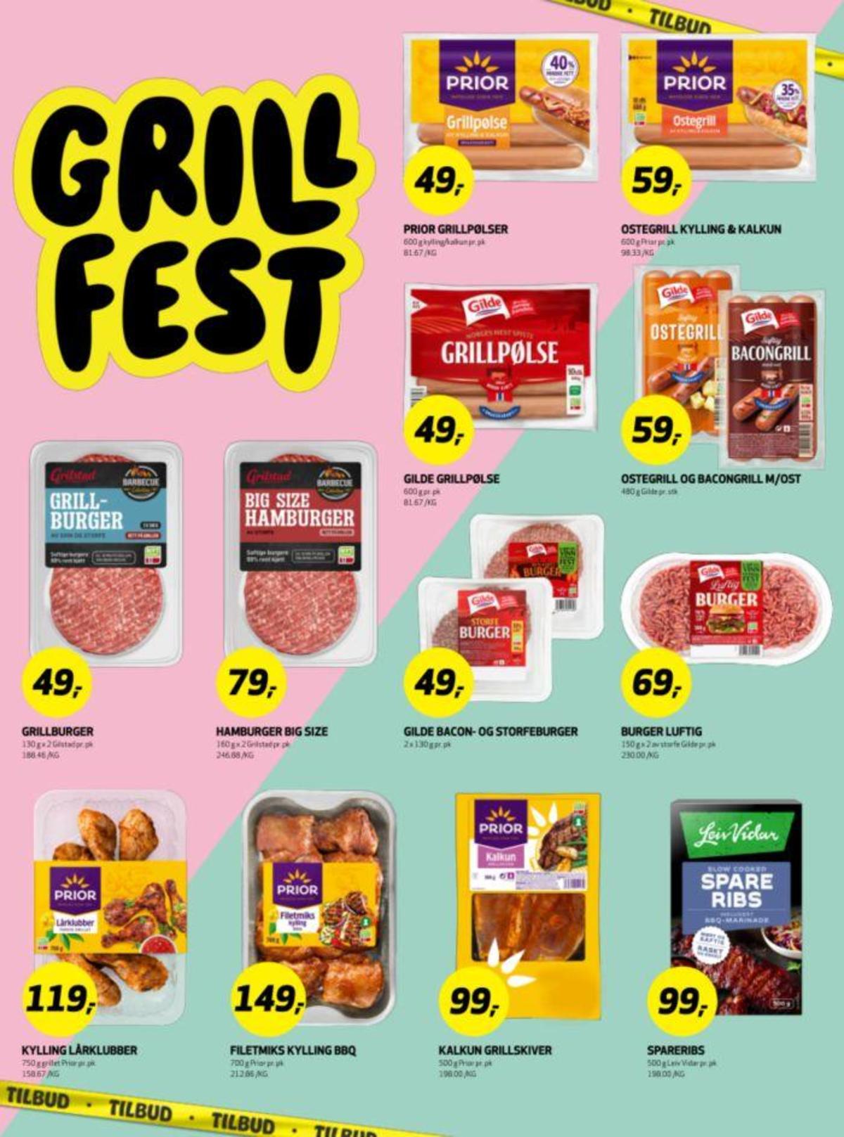 Se Bunnpris kundeavis for uke 26 på Tilbudsuken.no. Se gode tilbud på mange varer, f.eks. grillpølser prior eller ostegrill prior. Les kundeavisen her! Side 4
