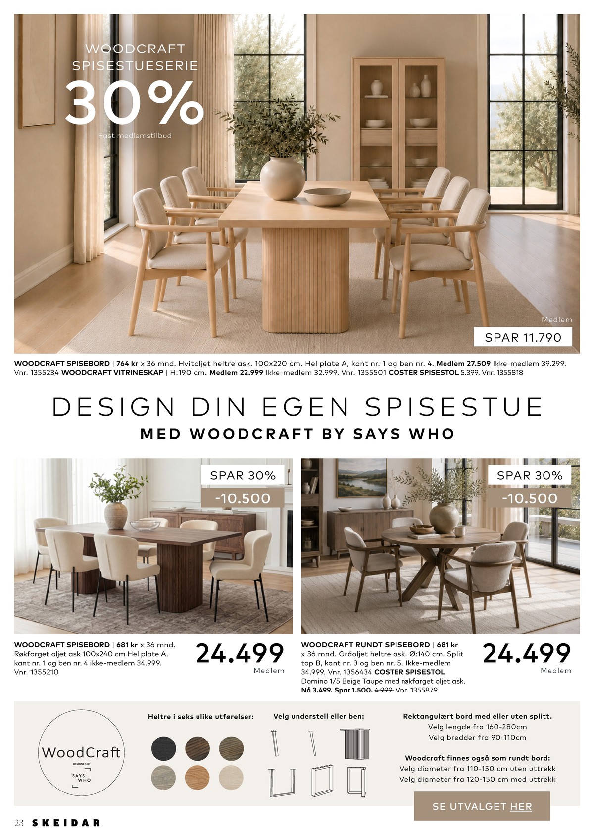 Se Skeidar kundeavis for uge 26 på Tilbudsuken.no. Se gode tilbud på mange varer. Les kundeavisen her! Side 24