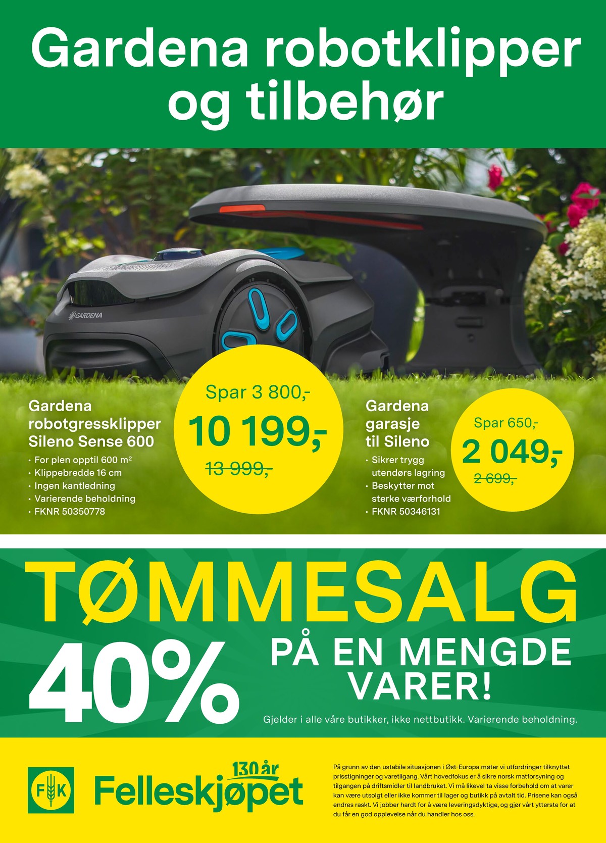 Se Felleskjøpet kundeavis for uge 26 på Tilbudsuken.no. Se gode tilbud på mange varer. Les kundeavisen her! Side 8