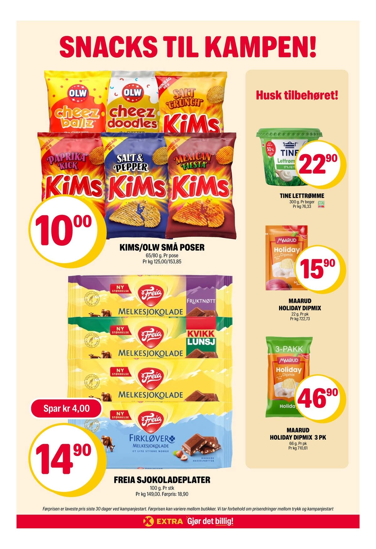 Se Coop Extra kundeavis for uge 26 på Tilbudsuken.no. Se gode tilbud på mange varer. Les kundeavisen her! Side 20