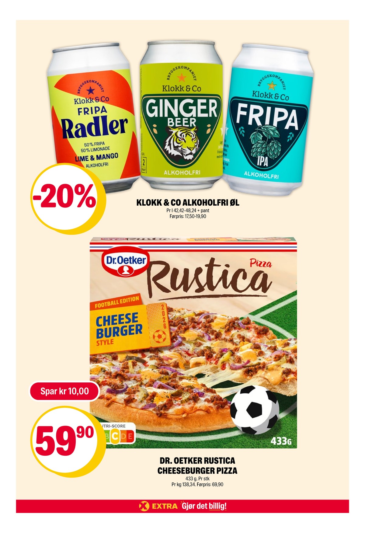 Se Coop Extra kundeavis for uge 26 på Tilbudsuken.no. Se gode tilbud på mange varer. Les kundeavisen her! Side 21