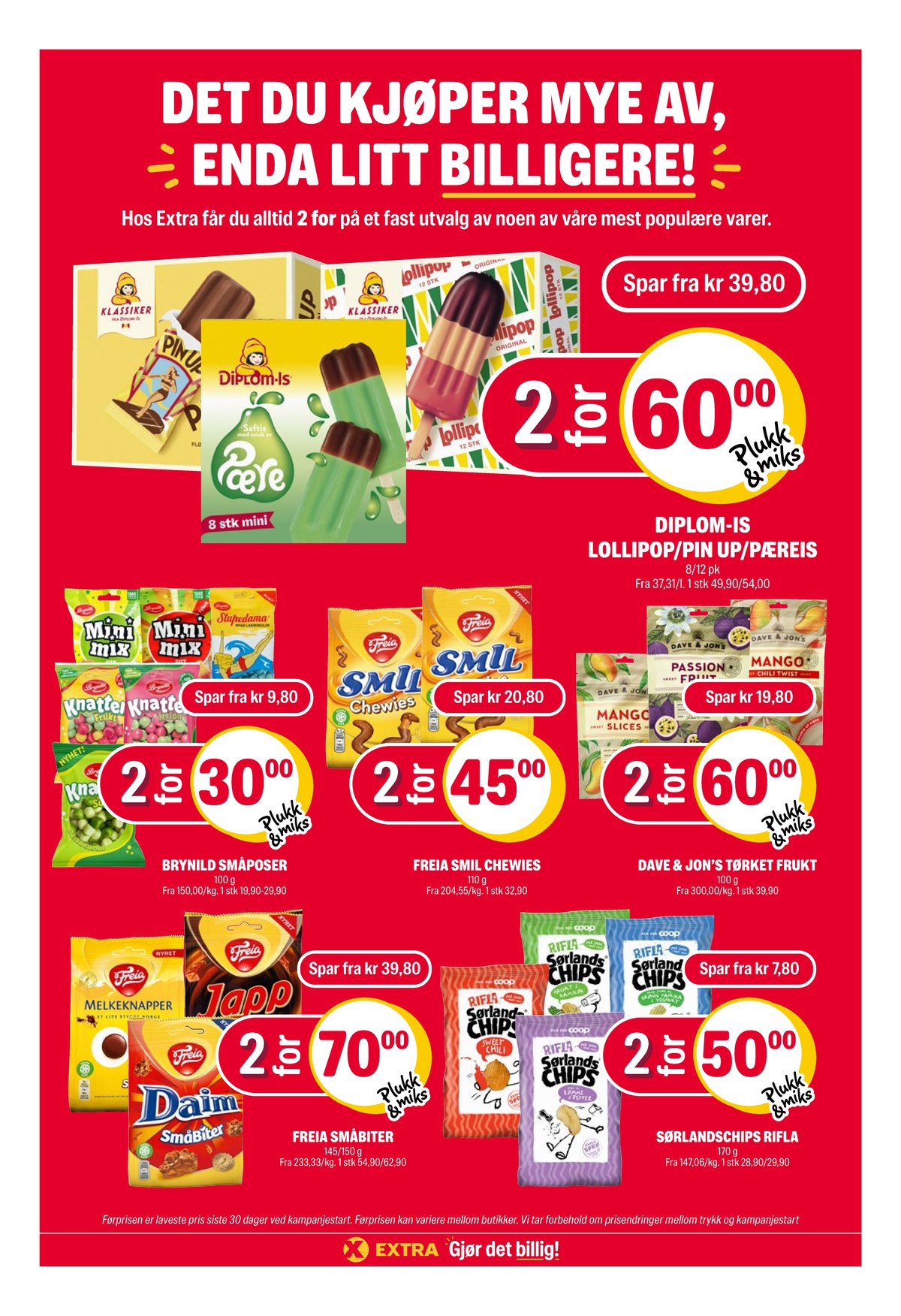 Se Coop Extra kundeavis for uge 26 på Tilbudsuken.no. Se gode tilbud på mange varer. Les kundeavisen her! Side 34