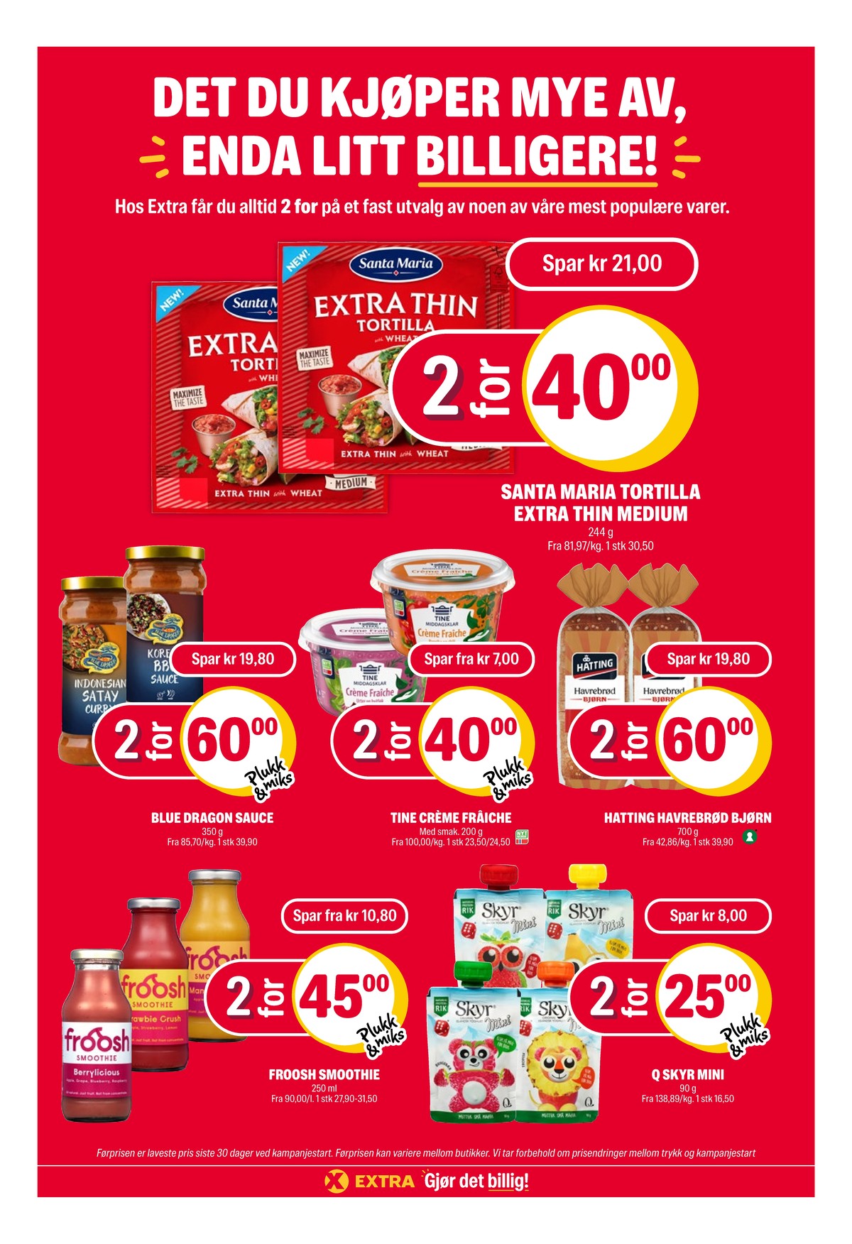 Se Coop Extra kundeavis for uge 26 på Tilbudsuken.no. Se gode tilbud på mange varer. Les kundeavisen her! Side 35