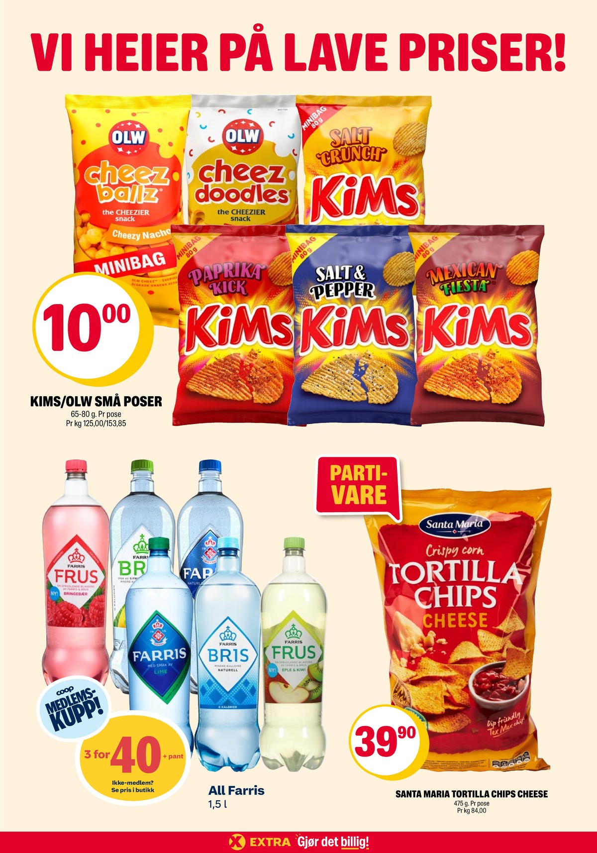 Se Coop Extra kundeavis for uge 26 på Tilbudsuken.no. Se gode tilbud på mange varer. Les kundeavisen her! Side 4