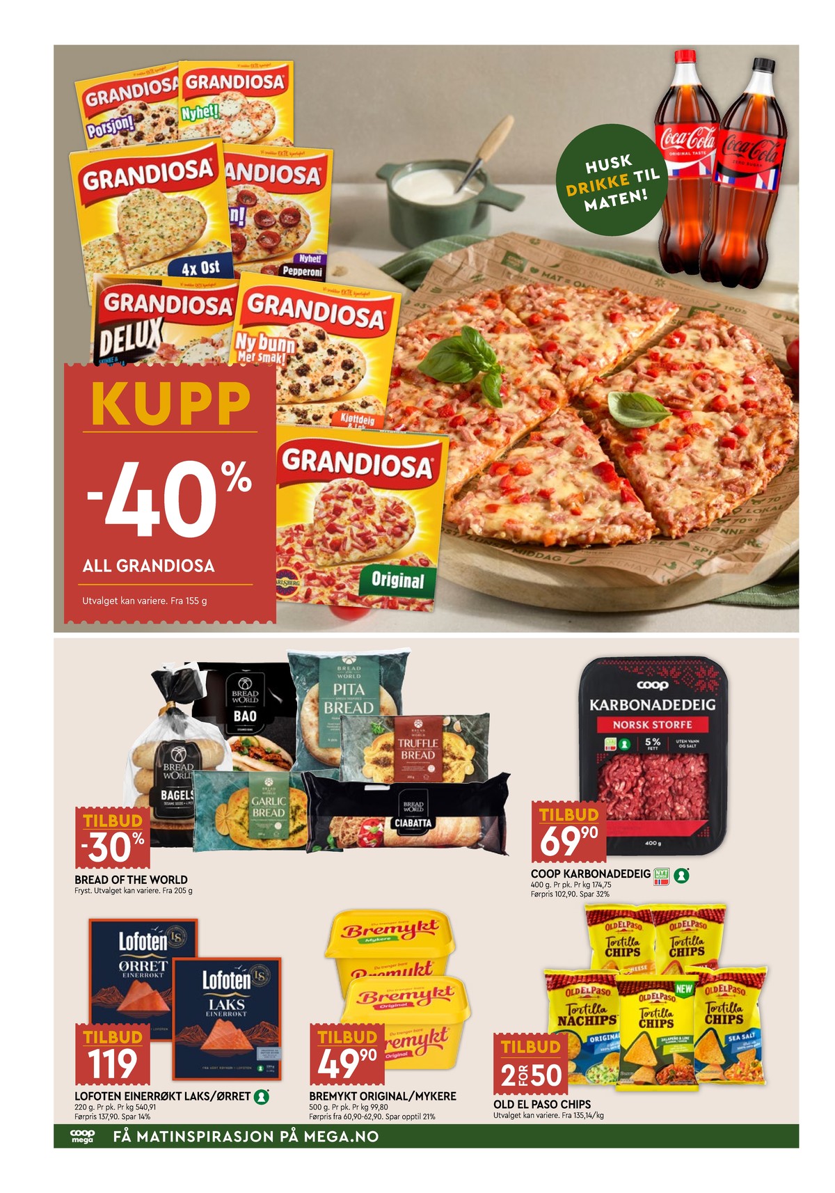 Se Coop Mega kundeavis for uge 27 på Tilbudsuken.no. Se gode tilbud på mange varer. Les kundeavisen her! Side 2