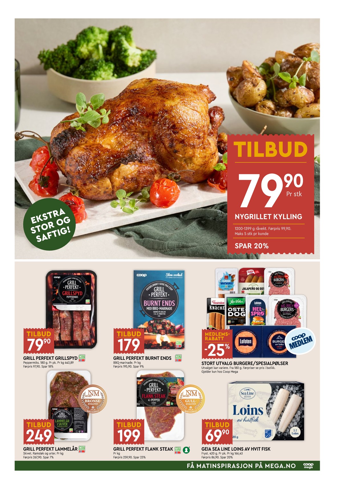 Se Coop Mega kundeavis for uge 27 på Tilbudsuken.no. Se gode tilbud på mange varer. Les kundeavisen her! Side 3